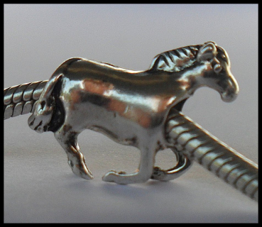 European Bead "Pferd Silver Beauty"