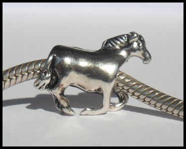 European Bead "Pferd Silver Beauty"