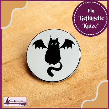 Pin "Geflügelte Hexenkatze"