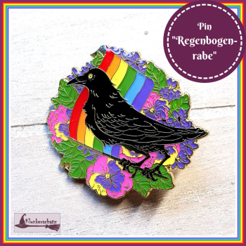 Pin "Regenbogenrabe"