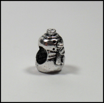 European Bead "Schneemann Olaf"