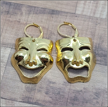 Ohrschmuck "Theatermasken"