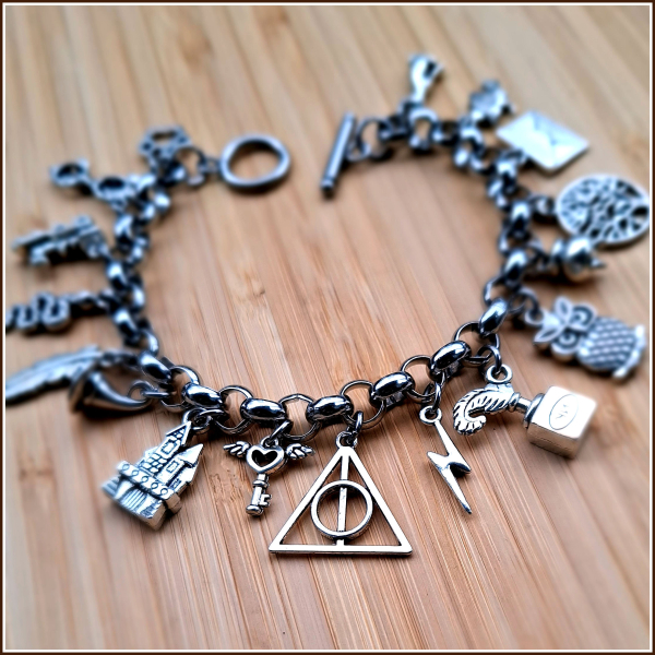 Bettelarmband von Harry Potter inspiriert - 21,5 cm