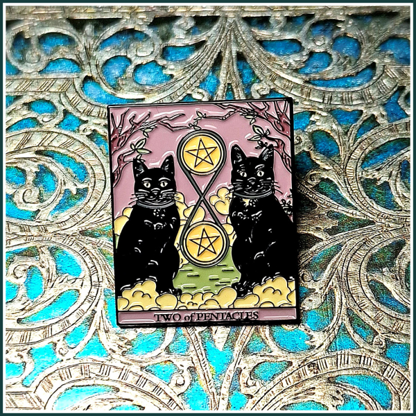 Pin-Set „TAROT – 1-3 der Pentakel“ bestehend aus 3 Pins