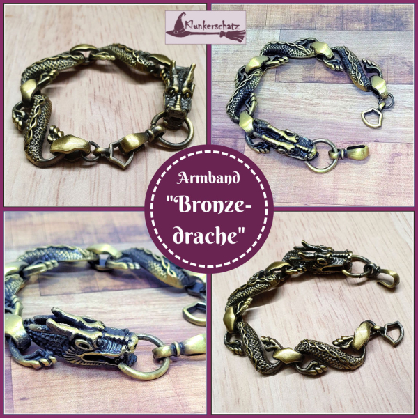 Armband "Bronzedrache" - 20 cm