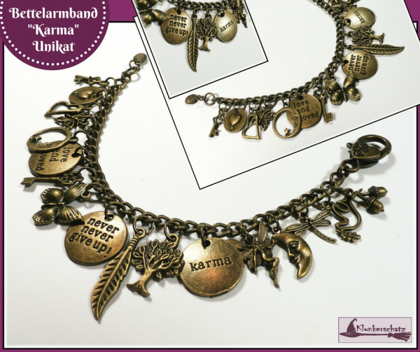 Bettelarmband "Karma" - Unikat