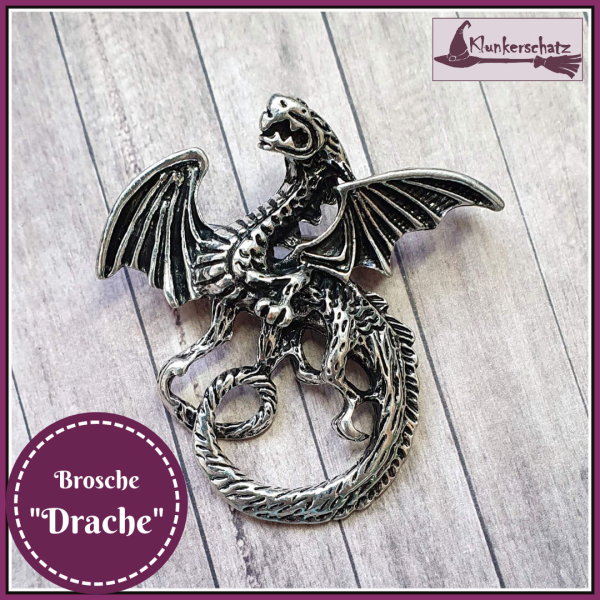 Brosche "Drache"