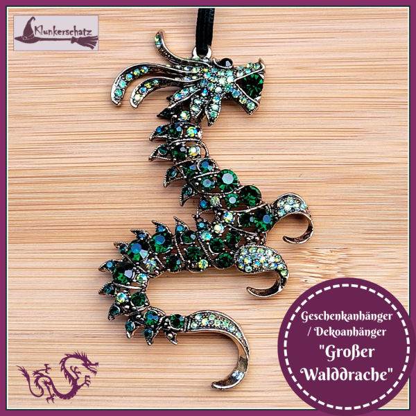 Geschenk- und Dekoanhänger "Großer Walddrache"