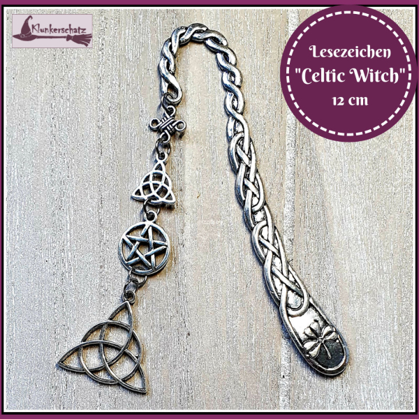 Lesezeichen "Celtic Witch" - 12 cm