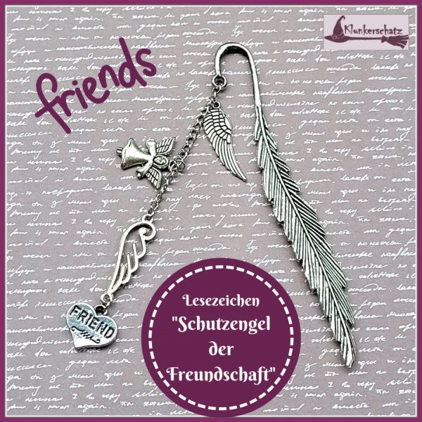 Lesezeichen "Schutzengel der Freundschaft"