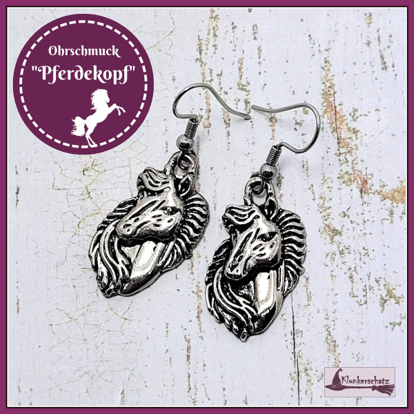 Ohrschmuck "Pferdekopf"