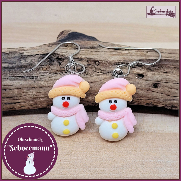 Ohrschmuck "Schneemann"