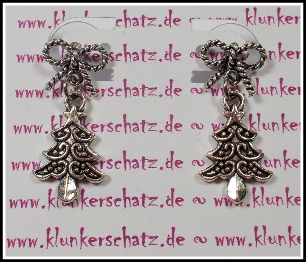 "O Tannenbaum" - weihnachtlicher Ohrschmuck