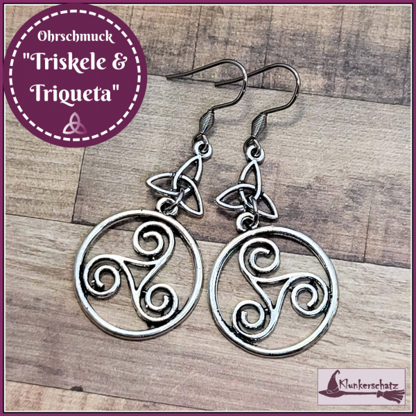 Ohrschmuck "Triskele & Triqueta"