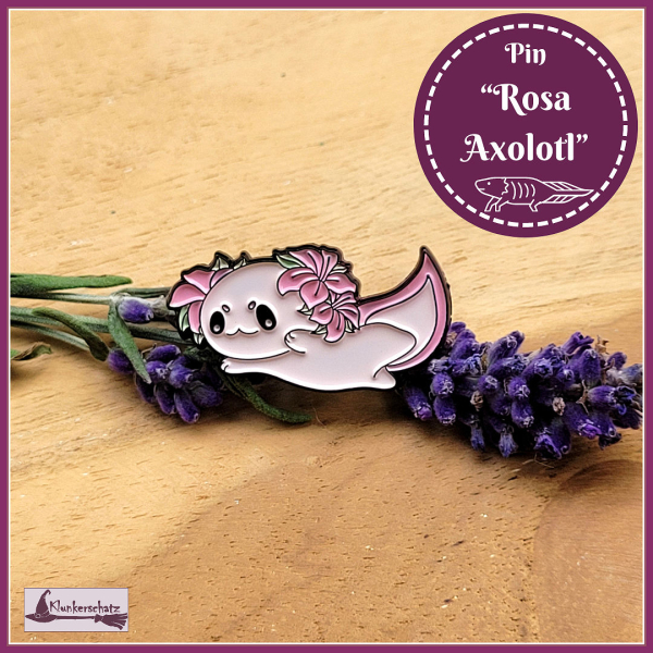 Pin "Rosa Axolotl"