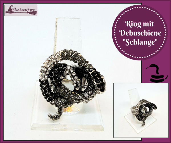 Ring mit Dehnschiene - "Schlange"