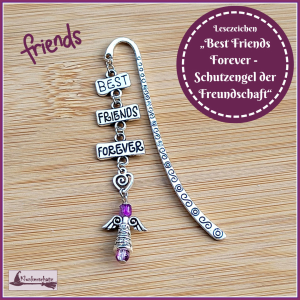 Lesezeichen "Best Friends Forever - Schutzengel der Freundschaft"