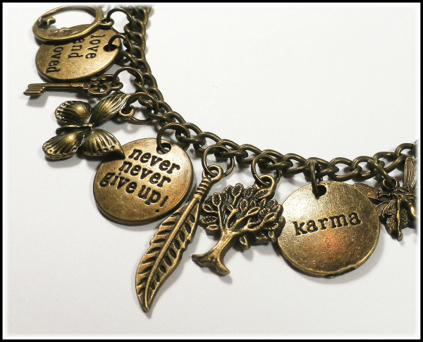 Bettelarmband "Karma" - Unikat