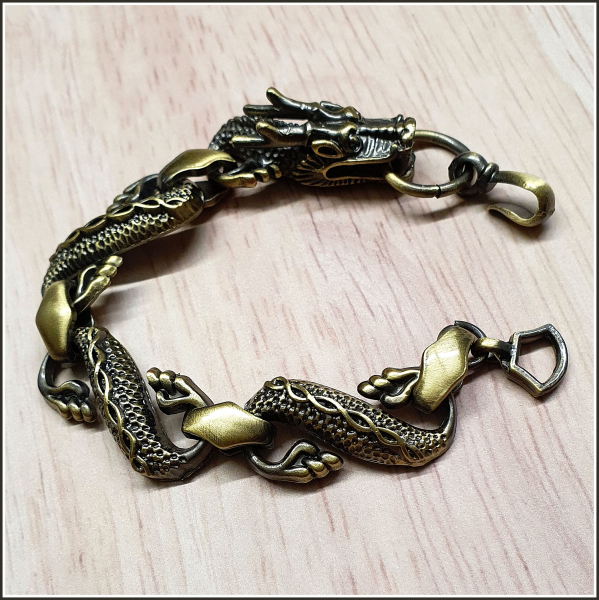 Armband "Bronzedrache" - 20 cm