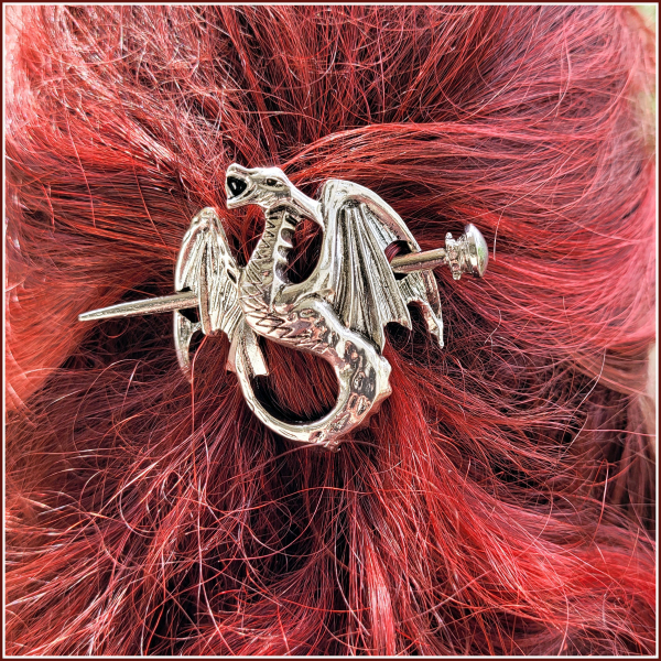 Haarschmuck "Flugdrache"