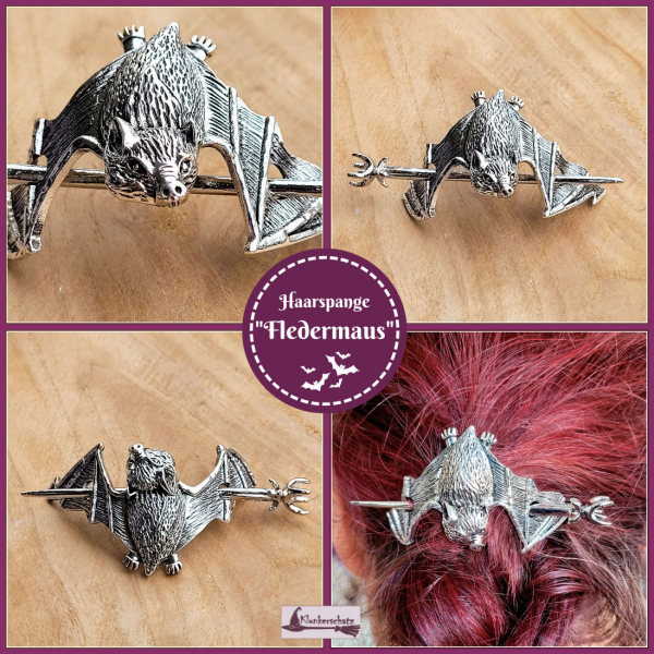 Haarschmuck "Fledermaus"