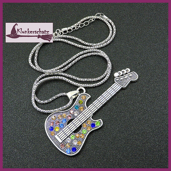 Halskette "Gitarre" - 77 cm