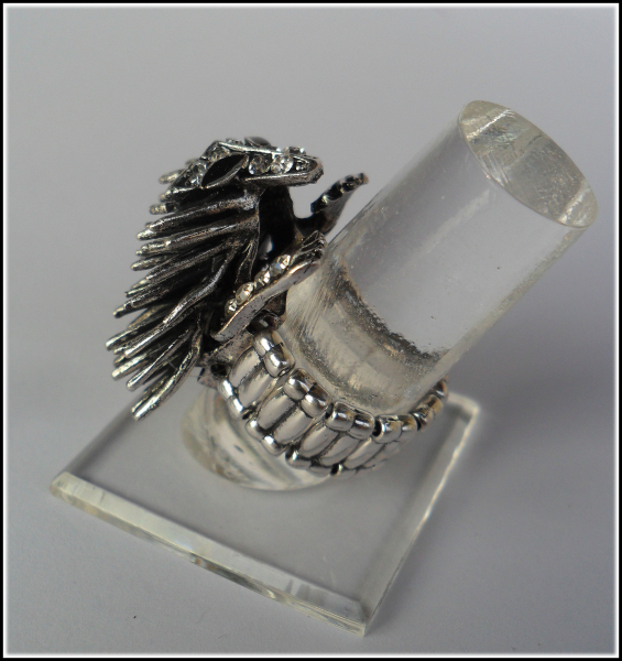 Ring mit Dehnschiene "Igel, das kleine Stacheltier"