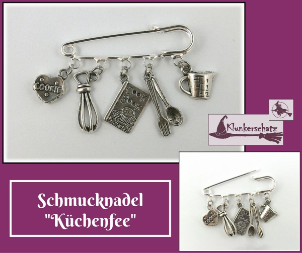 Schmucknadel "Küchenfee"