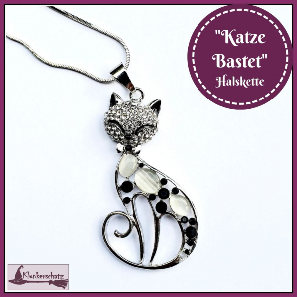 Halskette "Katze Bastet"