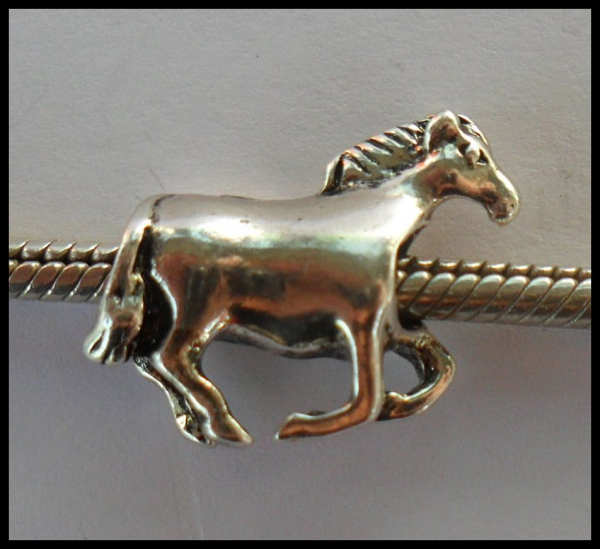 European Bead "Pferd Silver Beauty"