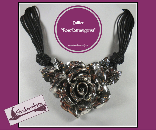 Collier "Große Rose Extravaganza"