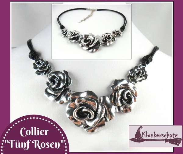 Collier "Fünf Rosen"