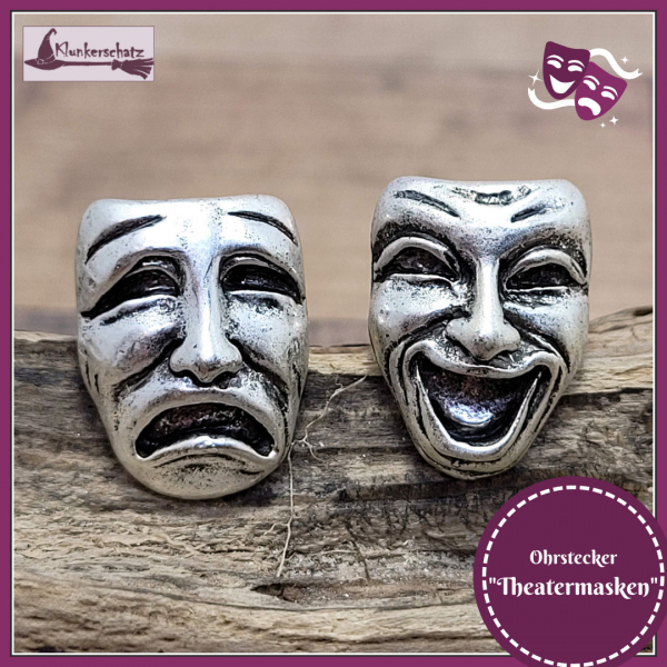 Ohrstecker "Theatermasken"