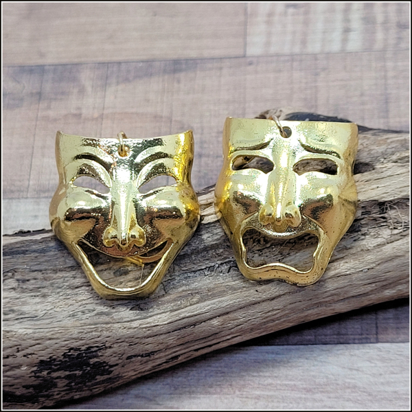 Ohrschmuck "Theatermasken"