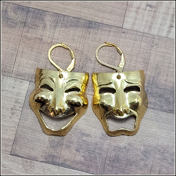 Ohrschmuck "Theatermasken"