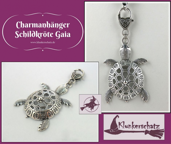 Charmanhänger "Schildkröte Gaia"