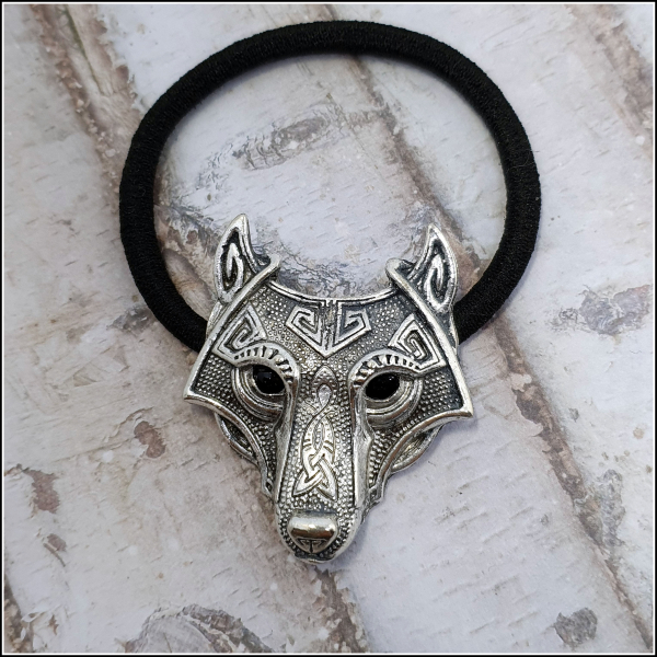 Haarschmuck / Haargummi  "Wolf"