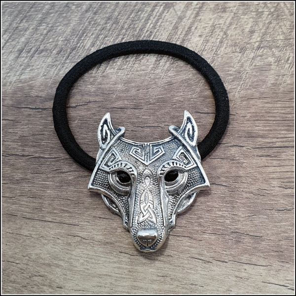 Haarschmuck / Haargummi  "Wolf"